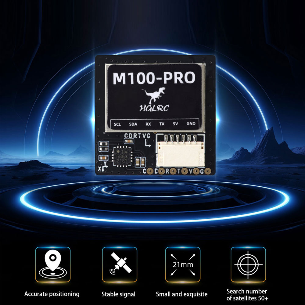 HGLRC M100 PRO GPS Çipi B101 1 - Drone Compass incelemesi ve fiyatı