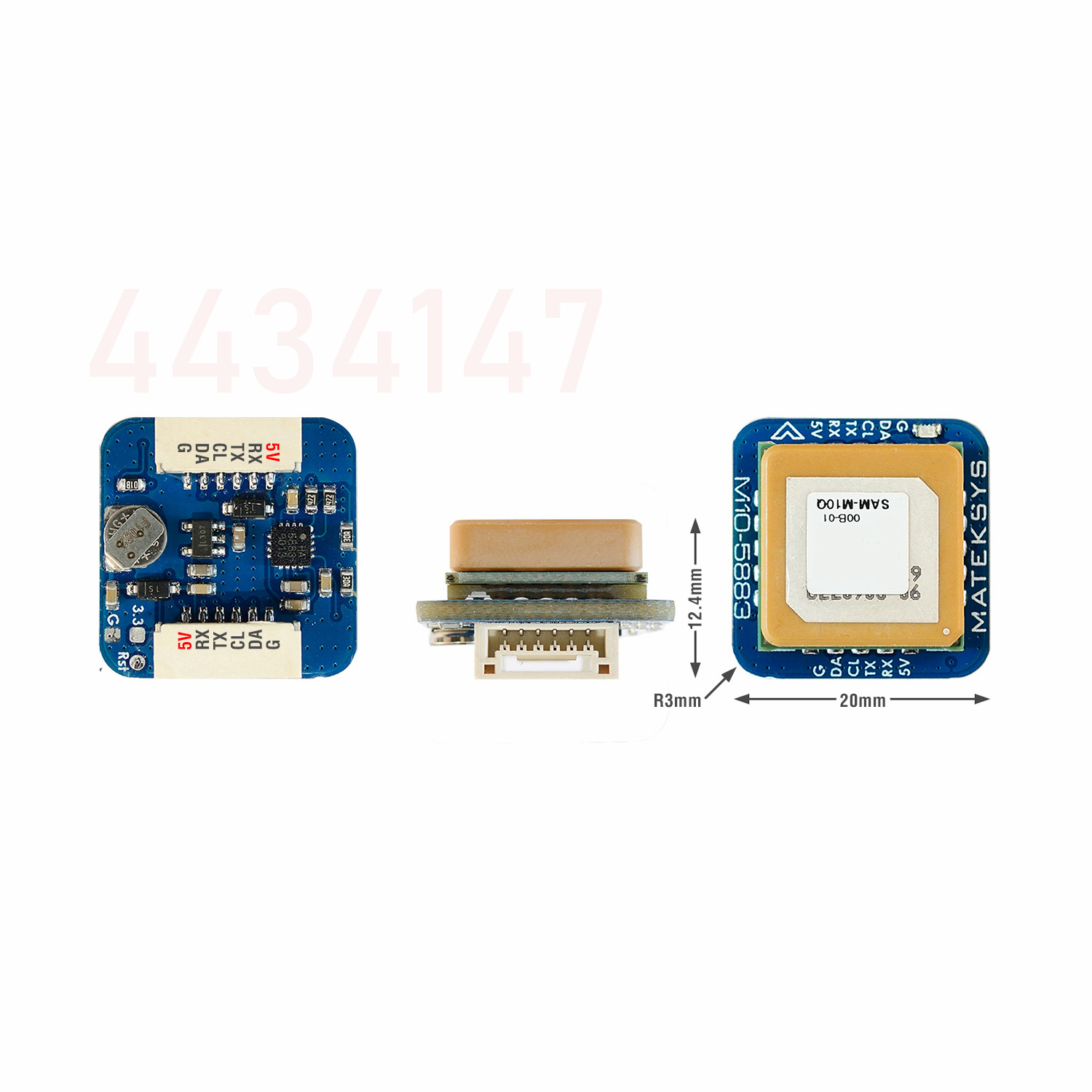 Matek sistemleri GNSS M10Q-588 - Drone Compass incelemesi ve fiyatı